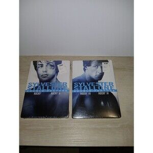 Rocky DVDs 1-4 Double Feature Sylvester Stallone Walmart Tag MGM 2008 Sealed